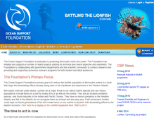 Tablet Screenshot of oceansupport.org